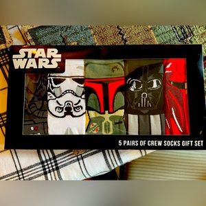 Star Wars crew socks / 5 pair NWT